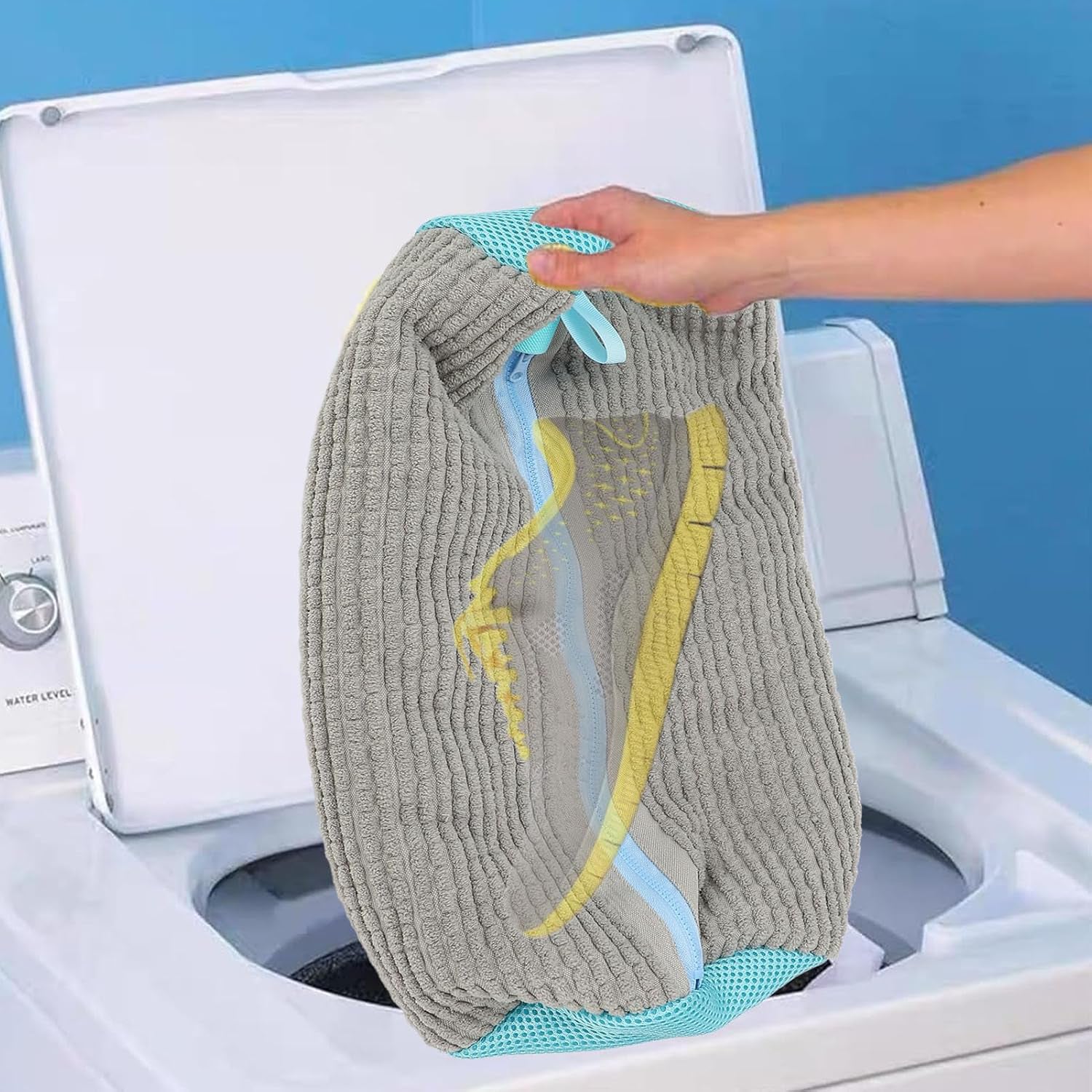 Heavy-duty Reusable Shoe Washing Bag For Washing Machine (1 Pc) Heavy-duty Reusable Shoe Washing Bag For Washing Machine (1 Pc)
